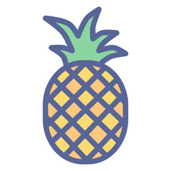 Obraz premium Pineapple Icon