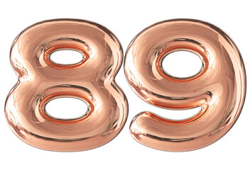 Rose Gold number 89