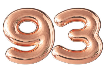 Rose Gold number 93