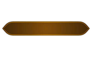 Islamic text box with gold edge line