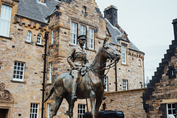 Statue in Edinburgh Castle
