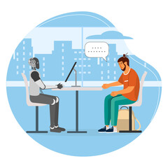 Robot Doctor Consultation Medicine Health People