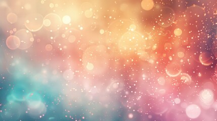 A dreamy abstract background with a blend of soft colors and bokeh light effects.