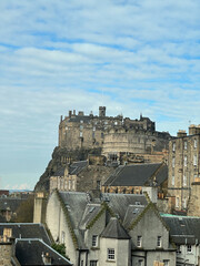 view of the old Castle in Edinburgh