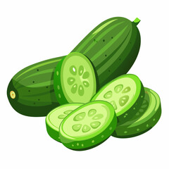 cucumbers vegetable vector artwork and svg file