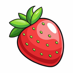 strawberry vector artwork illustration svg file