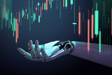 Futuristic innovative AI, smart technology