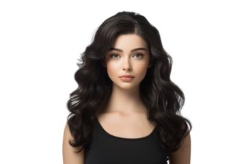 Barbie Doll in Dreamy Fairytale Costume Isolated on Transparent Background