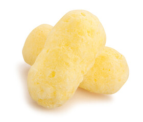 corn sticks path isolated on white