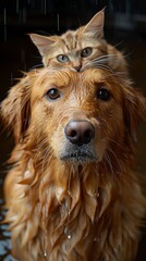 Dog and Cat Friendship