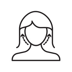 Facelifting Icon Ideal for Anti-Aging and Cosmetic Procedures