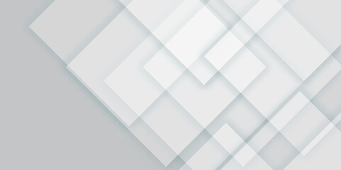 Abstract background of translucent rectangles in white and light blue colors. Abstract background with space for paper texture design Vector for brochure, banner, wallpaper, cover.