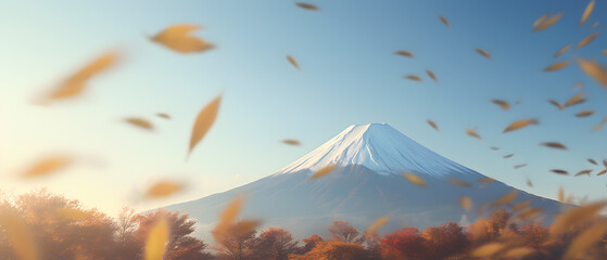 Mount Fuji, view from Lake 