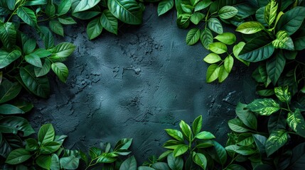 green leafs nature background