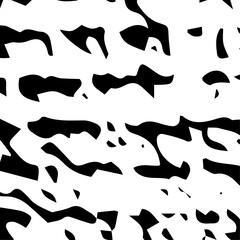 Grunge abstract pattern black and white background texture of scratches cracks dirt dark monochrome surface vector illustration
