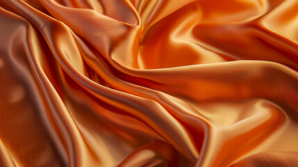 Obraz premium Orange and Bronze silk background 
