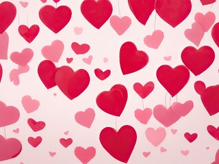 Valentine's Day background with hearts, hearts background.