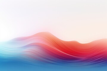 Obraz premium Blurred colored abstract gradient background, waves shape glowing in ultraviolet spectrum. Background for banner, backdrop or texture for 3D mapping