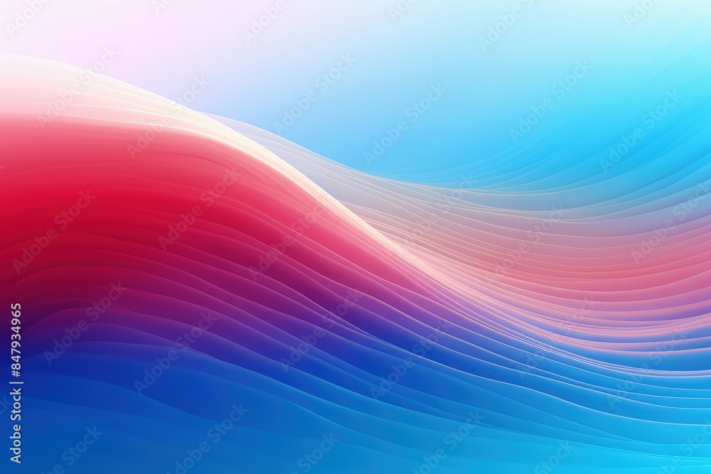 Poster blurred colored abstract gradient background, waves shape glowing in ultraviolet spectrum. backgroun