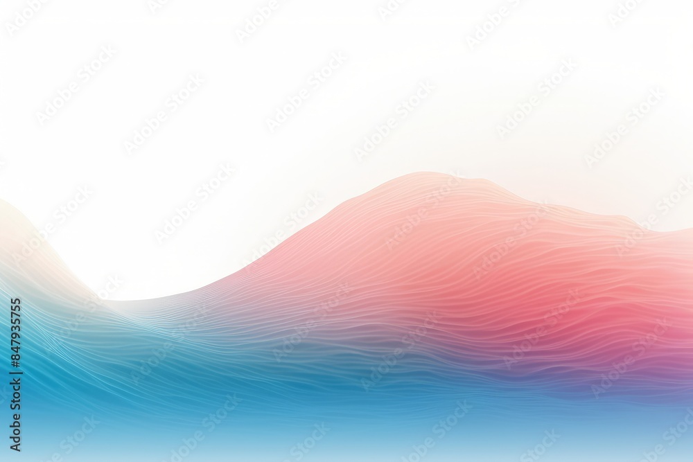 Poster blurred colored abstract gradient background, waves shape glowing in ultraviolet spectrum. backgroun