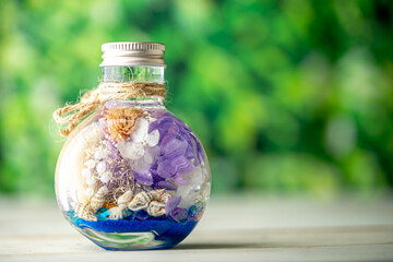 ハーバリウムの写真素材