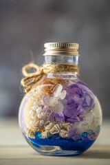 ハーバリウムの写真素材