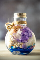 ハーバリウムの写真素材