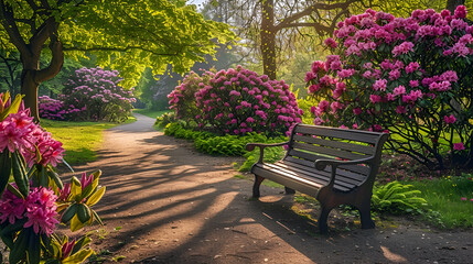 bench in the garden