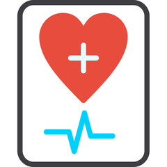 Obraz premium Daily Health App Icon