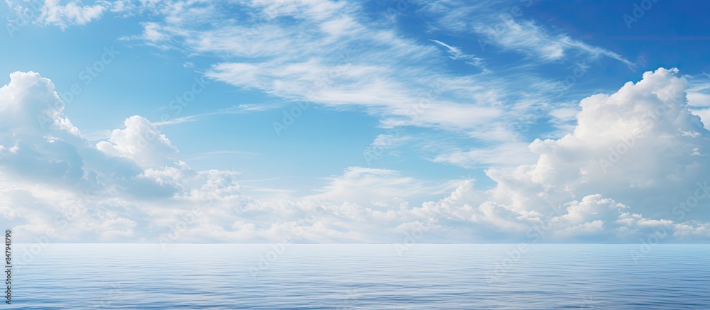Poster clouds. creative banner. copyspace image