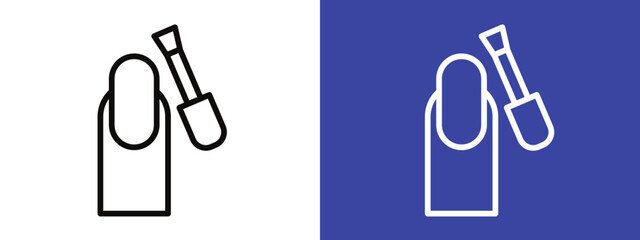 Nail Care Manicure Icon Perfect for Beauty and Nail Illustrations