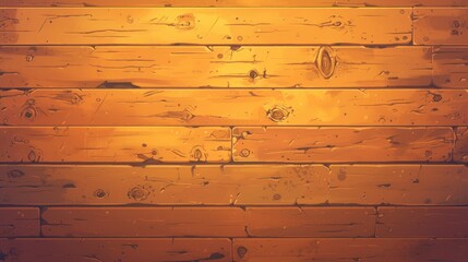 Fototapeta premium A cartoon style comic background featuring wooden materials with a textured surface is perfect for enhancing game walls and user interface designs