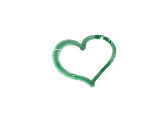  graffiti green heart