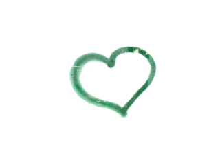  graffiti green heart