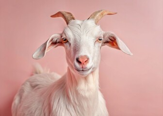 Obraz premium Eid Ul Adha Goat with Beautiful Background
