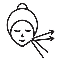 Anti-Aging Wrinkle Cream Icon Perfect for Skincare and Beauty Solutions