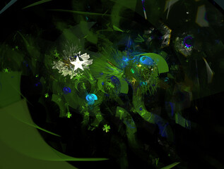 Imaginatory fractal abstract background Image