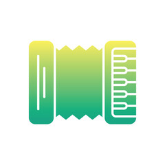 Accordion vector icon