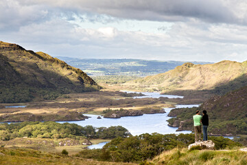 Couple admiring the view 1