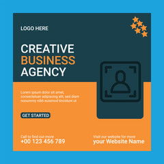 Creative Business Agency Social Media Post Template