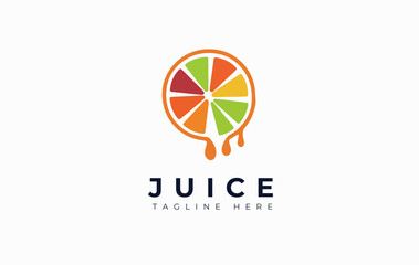 lemon juice logo design