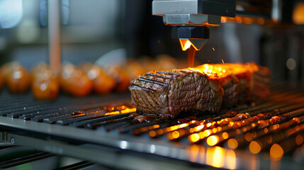 Steak made using blacksmith, made with AI