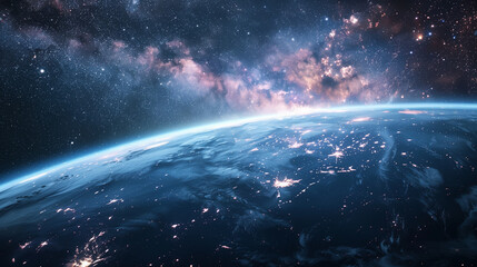 A illustration of a Earth, made with generative AI