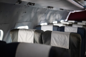 Passenger flight seat air craft chair relax window travel holiday sit seatbelt fly economy