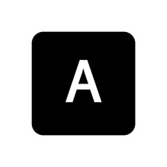 letter a icon
