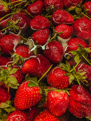 Fresh Strawberry Background. High quality photo