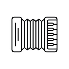 Accordion vector icon