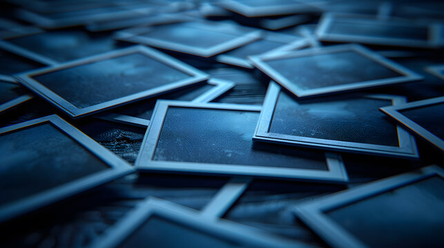 old and new polaroid photo frames