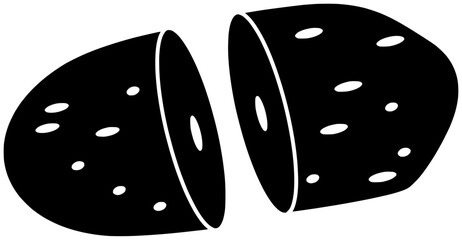 cassava illustration food silhouette tropical logo tapioca icon root outline plant nature manioc tree botany farm leaf agriculture raw shape farmland plantation vegetable for vector graphic background