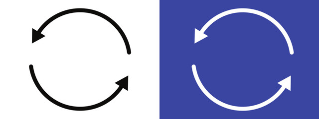 Obraz premium Refresh Button Icon Ideal for Website and Application Design